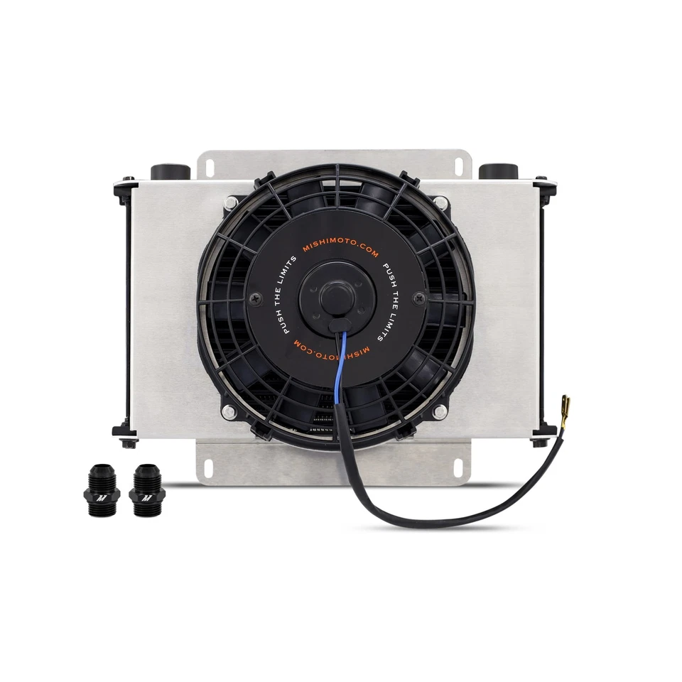 Universal Oil Cooler Kit, 25-Row Cooler with 8" Fan - Image 1 of 4