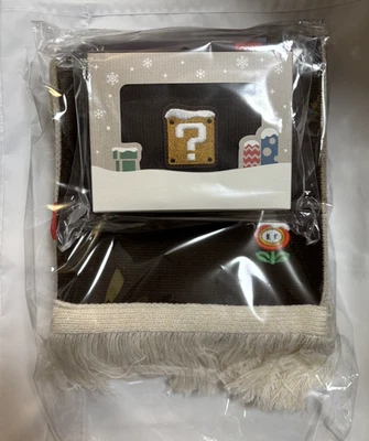 Set of 2 Super Mario Winter Collection Knit scarf, Knit cap Nintendo TOKYO - Image 1 of 4