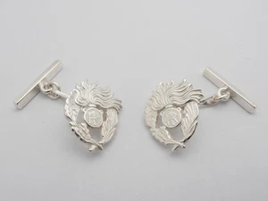 Gemelli con Fiamma dell'Associazione Nazionale Carabinieri in Argento 925 - ANC - Picture 1 of 7