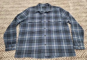 All Saints AllSaints Hatch Wollmischung HERREN 2XL Langarm Hemd Shacket kariert - Bild 1 von 10