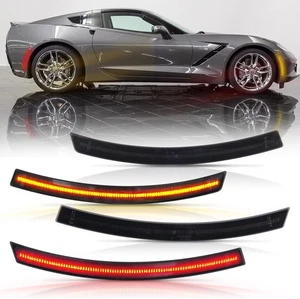 Kits de luces LED laterales delanteras ámbar traseras C7 MARCADOR LATERAL, ÁMBAR ROJO - Imagen 1 de 7