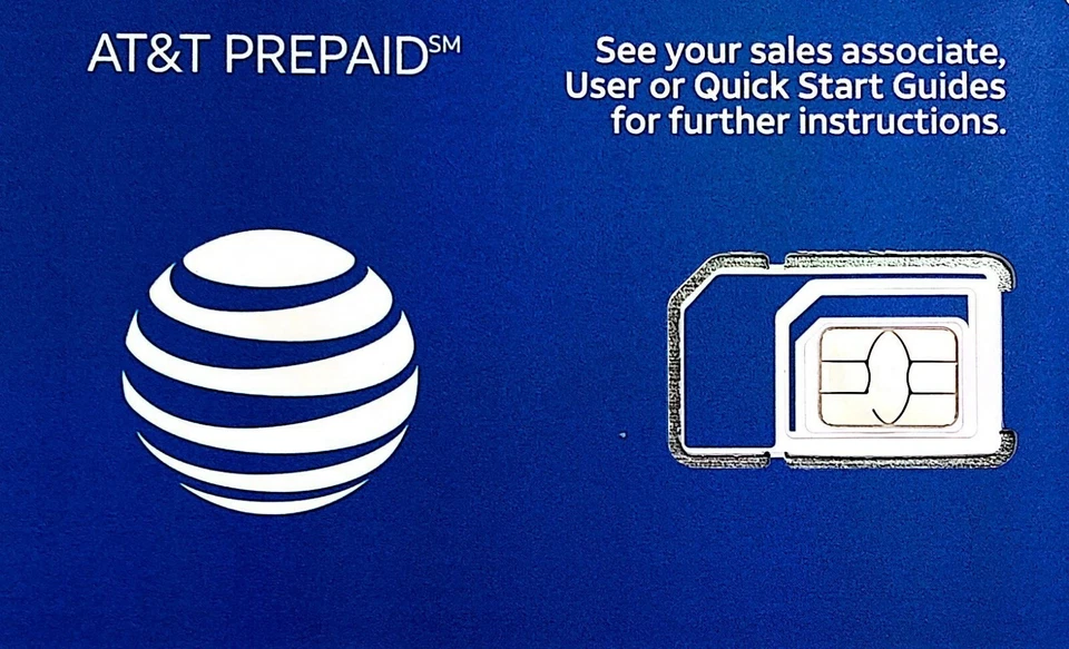 AT&T Prepaid SIM $50 Unlimited Talk & Text +Unlimited Data [BEST PRICE] - Image 1 of 1