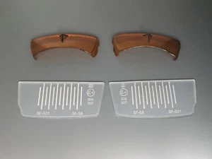 2x Blinker + 2x Nebelscheinwerfer Streuscheiben SET für Mercedes W114 W115 NEU - Bild 1 von 2