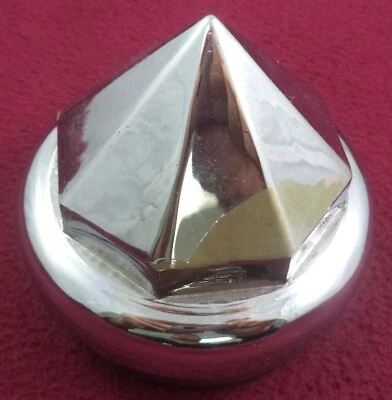 DAYTON Wheels Chrome Metal Custom Wheel Center Cap (1) - Image 1 of 4