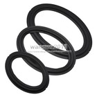 2pcs 4"x6"/5"x7"/6"x9" inch Speaker Rubber Edge Woofer Surround Circle Repair