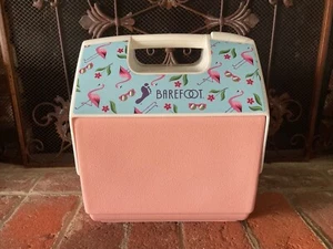 LTD Ed Igloo Collab Barefoot Wine Pink Flamingo Playmate Pal 7qt. Cooler - Picture 1 of 12