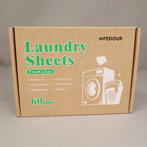 Liquidless Laundry Detergent Sheets Eco Friendly Strips 60 Sheets NEW Unopened - Picture 1 of 5