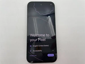Google Pixel 9a 256GB Obsidian Unlocked GA09566-US - ESN is CLEAN - A - Afbeelding 1 van 7