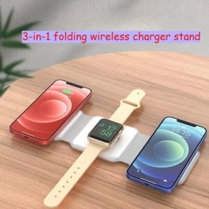 Soporte Apple Mophie 3 en 1 para cargador inalámbrico para reloj Magsafe iPhone - Imagen 1 de 20