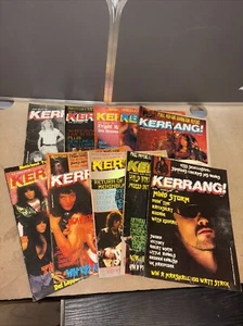 Konvolut x10 von Kerrang! Zeitschriften Vintage aus 80er Jahre 87 DEF LEPPARD KISS - Bild 1 von 24