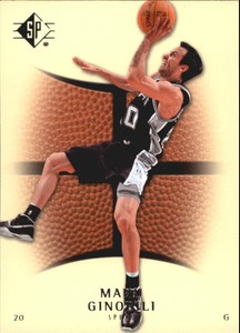 2007-08 SP Authentic Retail Basketball #91 Manu Ginobili