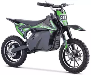 Kids Electric Dirt Bike FALCON DB800 800W 36V - Green - Picture 1 of 9