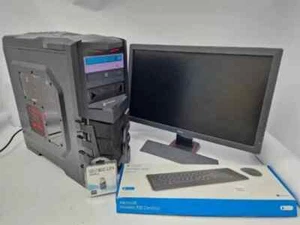 PC para juegos Paquete GTX 1050TI AMD FX8320 16 GB 500 GB Monitor Teclado Mouse - Imagen 1 de 2