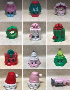Figura suelta de vacaciones de Navidad Shopkins que eliges usada - Imagen 1 de 33