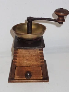 Seltene antike Biedermeier Kaffee Mühle Handkaffeemühle um 1840 schöne Erhaltung - Bild 1 von 11