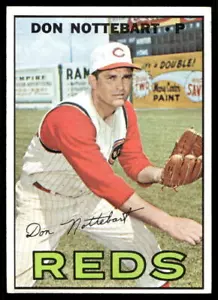 1967 Topps #269 Don Nottebart Cincinnati Reds arruga excelente - Imagen 1 de 2