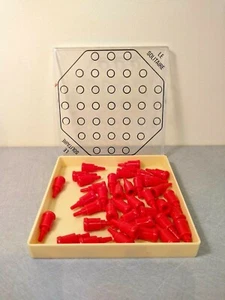 Old Solitaire Travel Full / Complete (Fêlures Hood) 10x10cm - See Photos - Picture 1 of 4