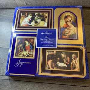 Weihnachtspunze Immaculate Conception 40ct Weihnachtskarten mit Umschlägen - Bild 1 von 7