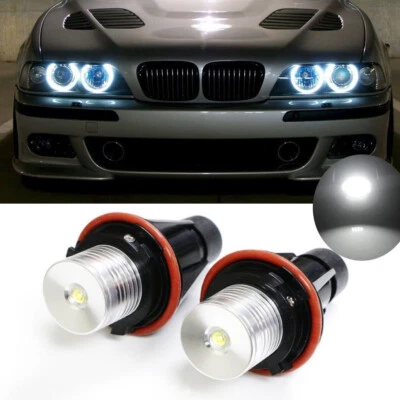 FOR BMW 525i 530i 745Li 745i 760Li X5 X3 6000K LED ANGEL EYE MARKER LIGHT BULB - Image 1 of 4