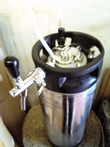 RECONDITIONED CORNELIUS KEG WITH DISPENSE TAP CONVERSION - Picture 1 of 4