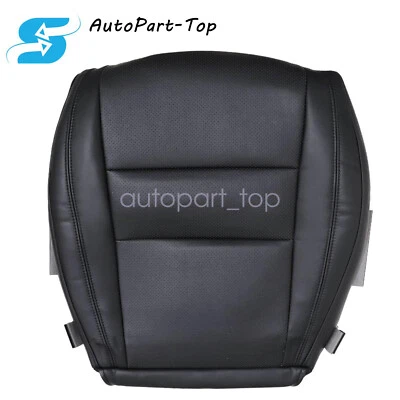 Cubierta de asiento de cuero negra inferior del conductor delantero para Dodge Durango 2011-2018 Foto 1 de 4