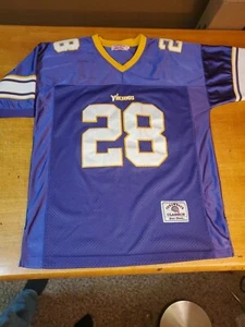 Minnesota Vikings Adrian Peterson Throwback Grace Classics Size XL - Picture 1 of 13