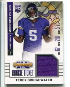 2014 Panini Contenders Teddy Bridgewater Rookie Ticket Swatches #RTS-39🏈 - Bild 1 von 1