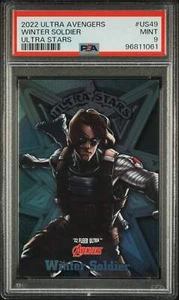 2022 Fleer Ultra Avengers Winter Soldier Ultra Stars #US49 PSA 9 - Picture 1 of 4