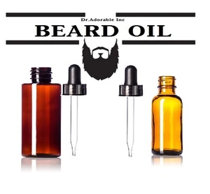 ORGANIC BEARD OIL 100% PURE NATURAL CONDITIONER JOJOBA ARGAN 1.1.oz w/dropper - Picture 1 of 6