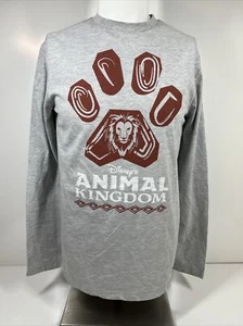 Neu ohne Etikett Disney Parks Authentic Animal Kingdom graues Langarmshirt Damen Größe S - Bild 1 von 19