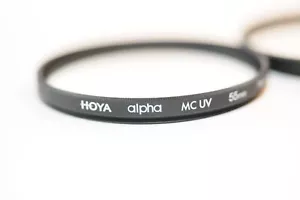 Hoya 55mm Alpha MC UV clear filter for Canon Nikon Sigma Sony Pentax Tamron lens - Picture 1 of 3