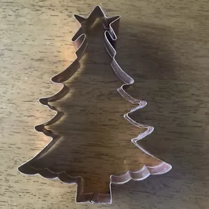 Old River Road Copper Cookie Cutter CHRISTMAS TREE 6 Inch - Picture 1 of 3