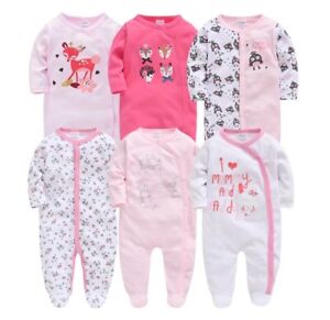 100% Cotton footed pajamas for Babies