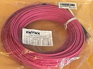 XWYXW LC/UPC ST/UPC OM4-DX 3.0 100 Feet 30 Meter LSZH Fiber Patch Cord Cable - Photo 1/5