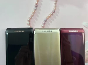 A++Samsung Galaxy folder 2 G1650/G160N- 2+16GB- unlocked dual SIM 4G smart phone - Afbeelding 1 van 15