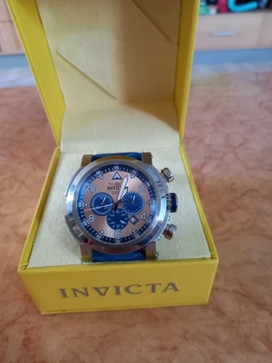 Invicta I-Force Analog Herrenuhr mit neuem Lederarmband, 200m Wasserdicht,  - Bild 1 von 4