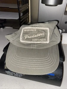 Mütze Kappe Nashville Predators Marke First Tennessee verstellbar NHL Hockey grau - Bild 1 von 3