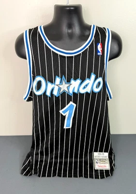 Camiseta deportiva para hombre NBA Orlando Magic 1 raya 1994-1995 Anfernee Hardaway talla grande Foto 1 de 4