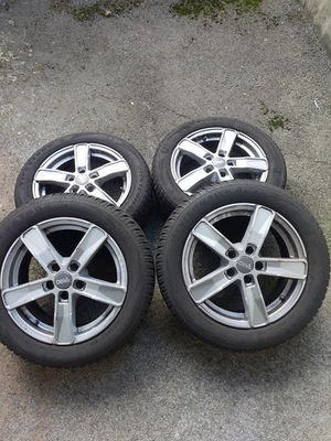 4x Winterräder auf Alufelgen  205/55 R16- 5x108mm  für Volvo V40 Ford Focus . - Bild 1 von 4