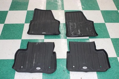 15-19 Land Rover Discovery BLK All Weather Front Rear LH RH Floor Mats Liner OEM - Image 1 of 4