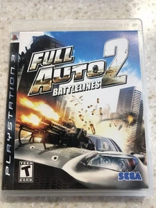 FUNDA MANUAL DE DISCO FULL AUTO 2 BATTLELINES PLAYSTATION 3 GAME PLAY STATION PS3 - Imagen 1 de 2