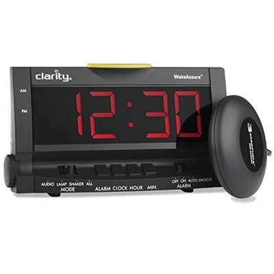 Reloj despertador CLARITY Wake Assure 85Db negro Foto 1 de 3