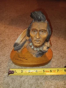 Neil J Rose Signed Native American Sculpture Whistling Elk 1993 881/3500 - Picture 1 of 7