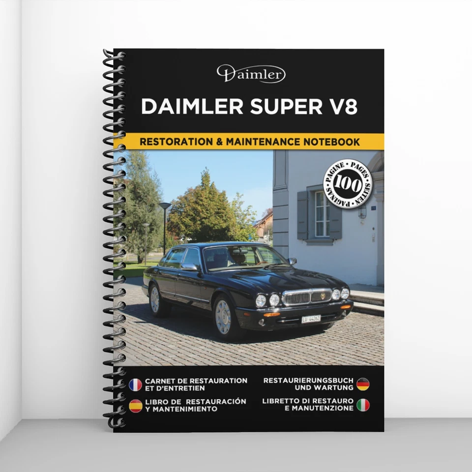 DAIMLER SUPER V8 : Libretto Di Restauro E Manutenzione - CONSEGNA GRATUITA - Immagine 1 di 4