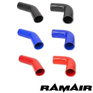 Ramair 45 & 90 Degree Silicone Hose Bend Pipe Elbow Air Water Boost Intercooler - Picture 1 of 9