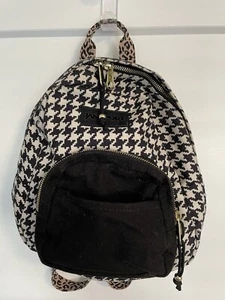 JANSPORT Black White Houndstooth HALF PINT LUX MINI Backpack - Picture 1 of 5