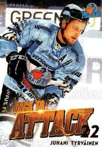 2015-16 Finnish Cardset Back to Attack #10 Juhani Tyrvainen
