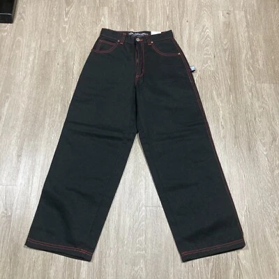 Kno Betta Jeans 26 x 27 NEW Wide-leg Skating Skate Skater Grunge Goth Emo Pants - Image 1 of 4