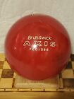 Brunswick AXIS Bowling Ball 16 Lbs CHERRY RED ^^SWIRL^^  FEC1566 NOT DRILLED  