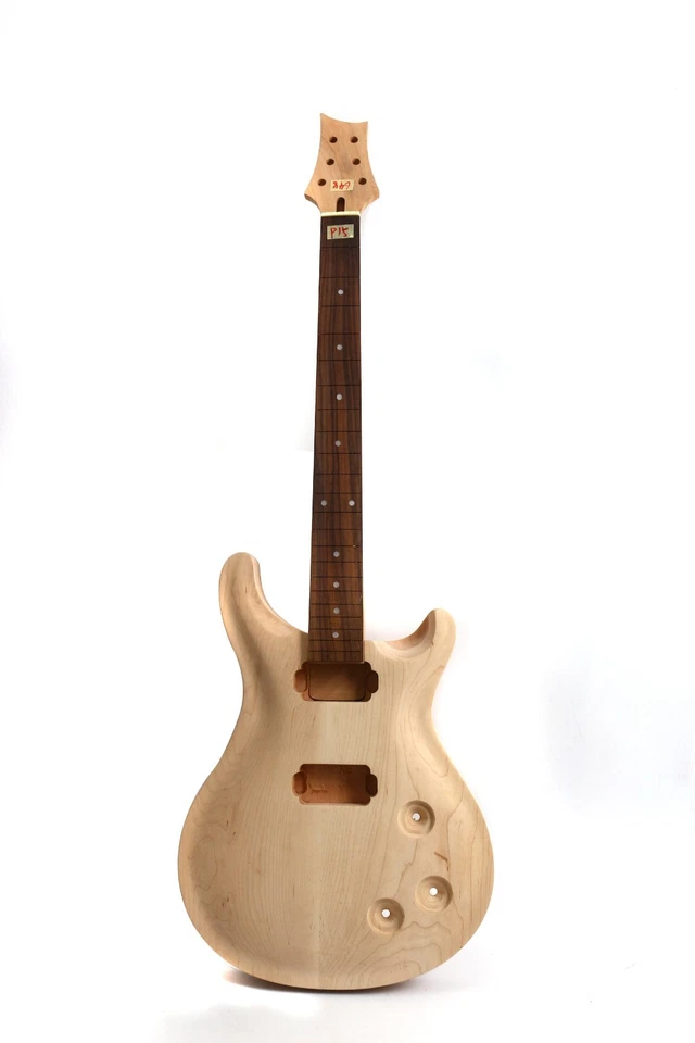 1set guitar Kit Guitar neck 22fret guitar body Mahogany Maple wood Set in Bodies - Image 1 of 4